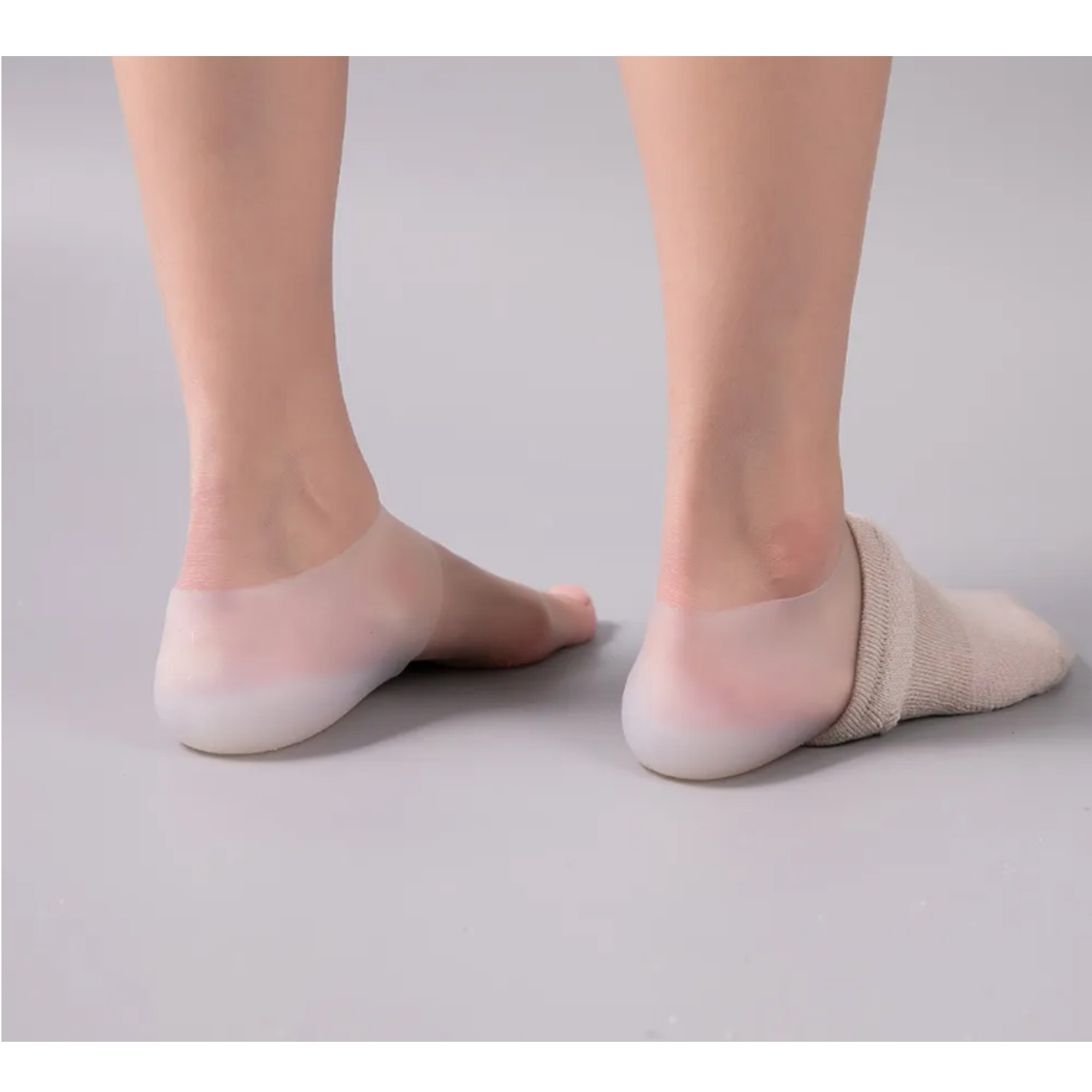 키높이 실리콘 양말속 젤 밴드 깔창 실내 착용가능 - 상세 이미지 3