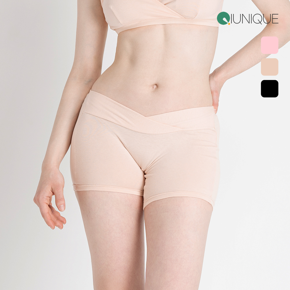 뉴니끄 코튼랩 V컷 임산부드로즈 빅사이즈 면 속바지 네모팬티 국내생산