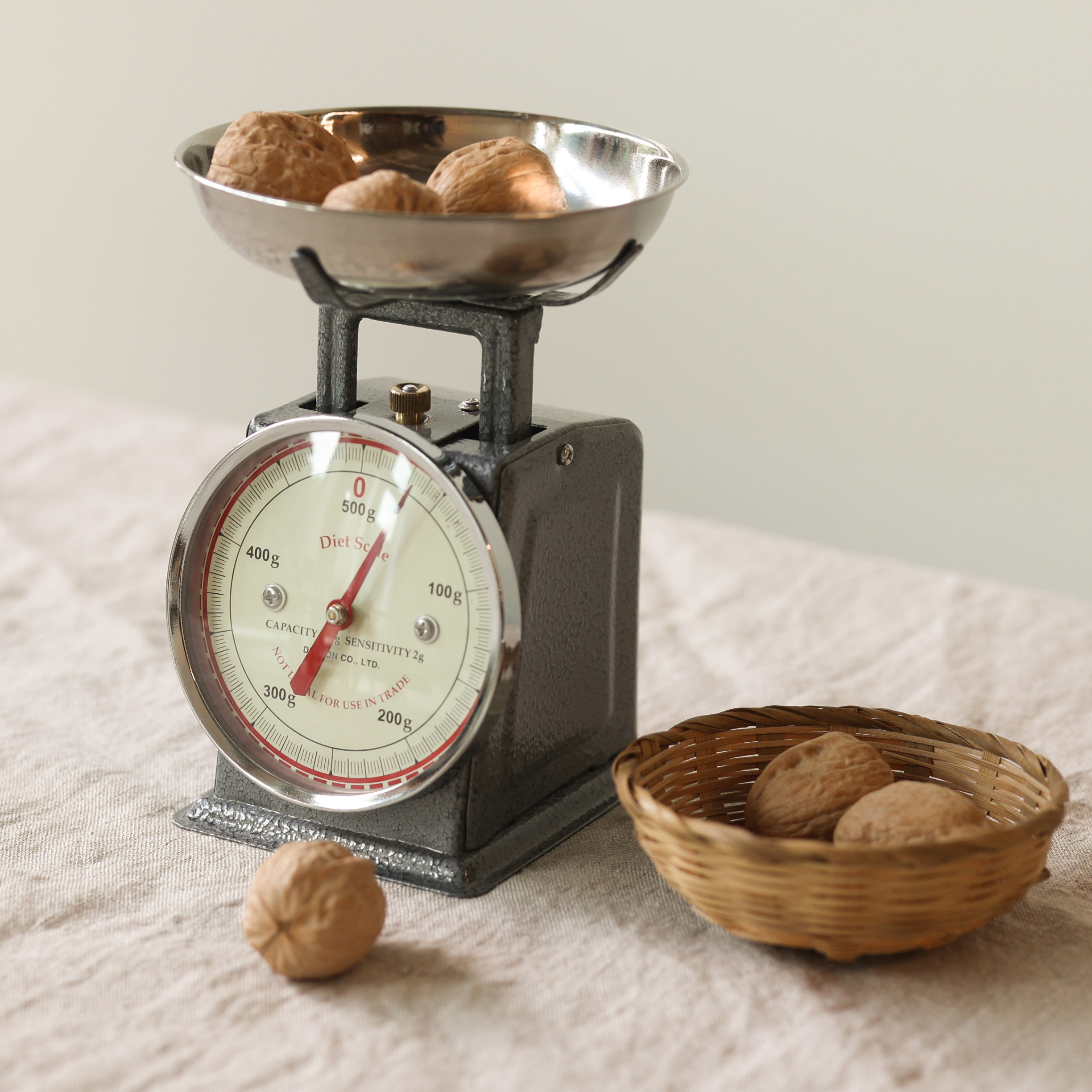 덜튼 다이어트 0.5kg 레트로 주방 베이커리 저울 아이언 그레이 - 상품 이미지