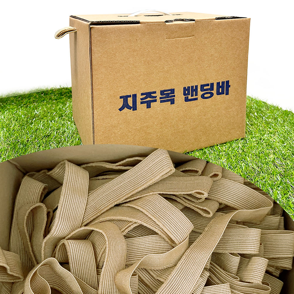 국산 지주목밴딩바 베이지 폭22mm 2kg 뿌리감기 - 메인 이미지