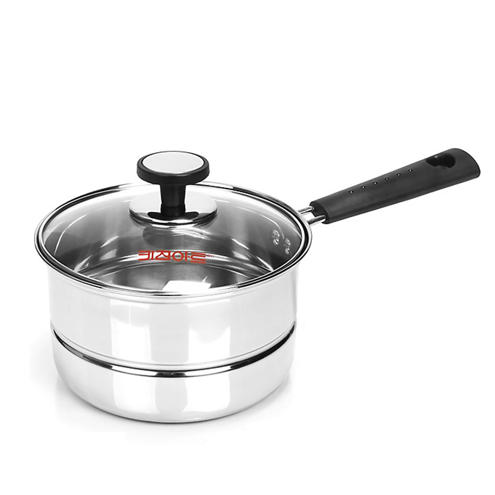 키친아트 찜국수냄비 16cm 스텐냄비 미니찜기 찜냄비 : 젊은이마켓