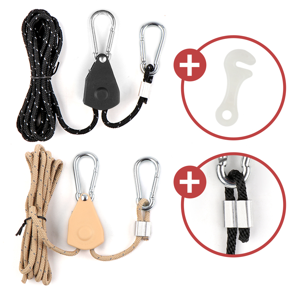 브리즈문 로프라쳇 텐트 타프 연장 로프 스트랩 1/8 2m 스트링