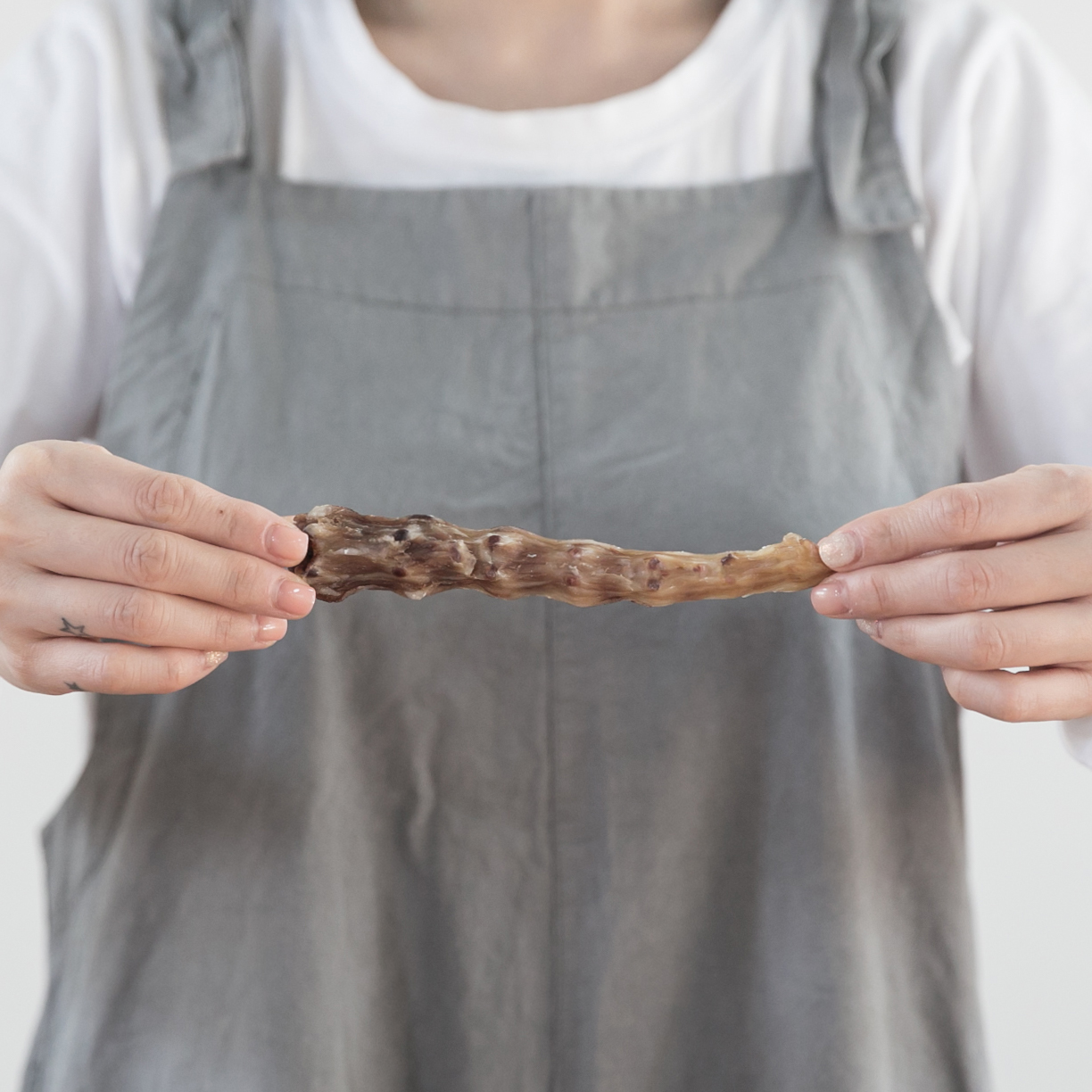 애견 수제 간식 소형견 대형견 뼈간식 돼지꼬리 100g