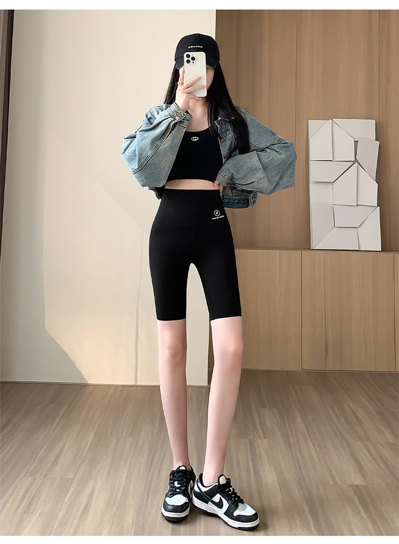 힙업 하이웨스트 레깅스 운동 헬스 바아커쇼츠 9부 상세 이미지 27