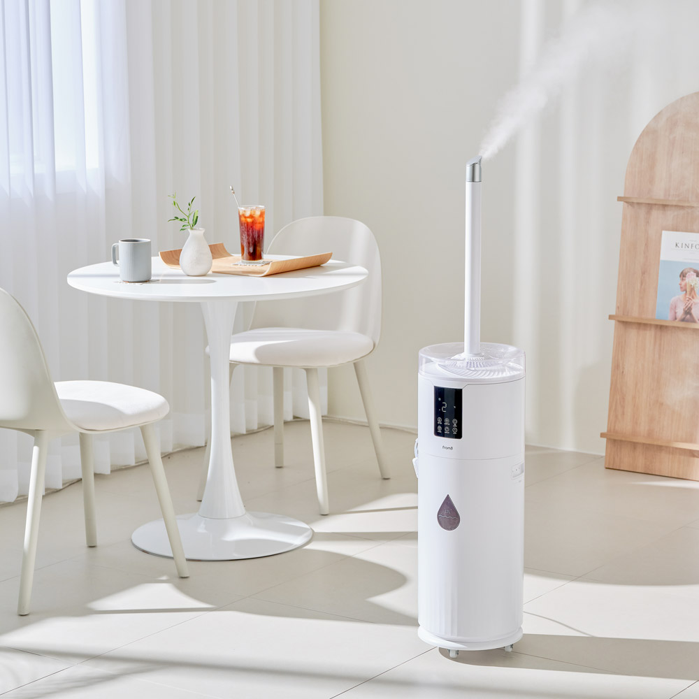 [쿼드 진동자 시간당 1,700ml] 프롬비 몬스터 대용량가습기 FC183 화이트