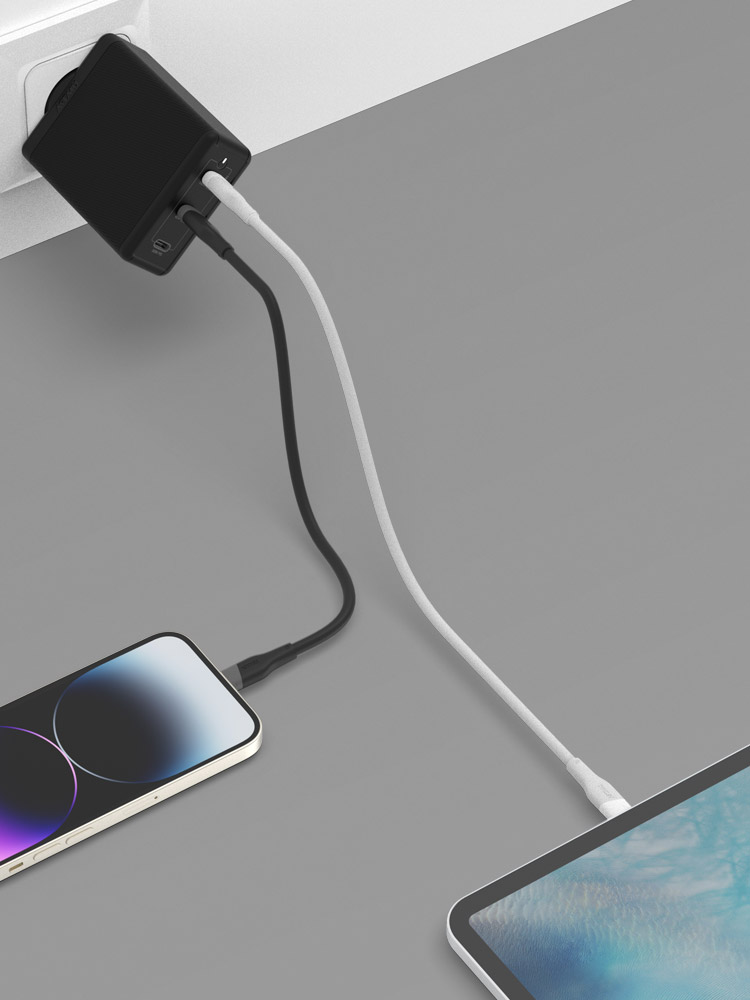 실키 USB C타입 to 라이트닝 8핀 MFi 고속충전 케이블 50cm 이미지 3