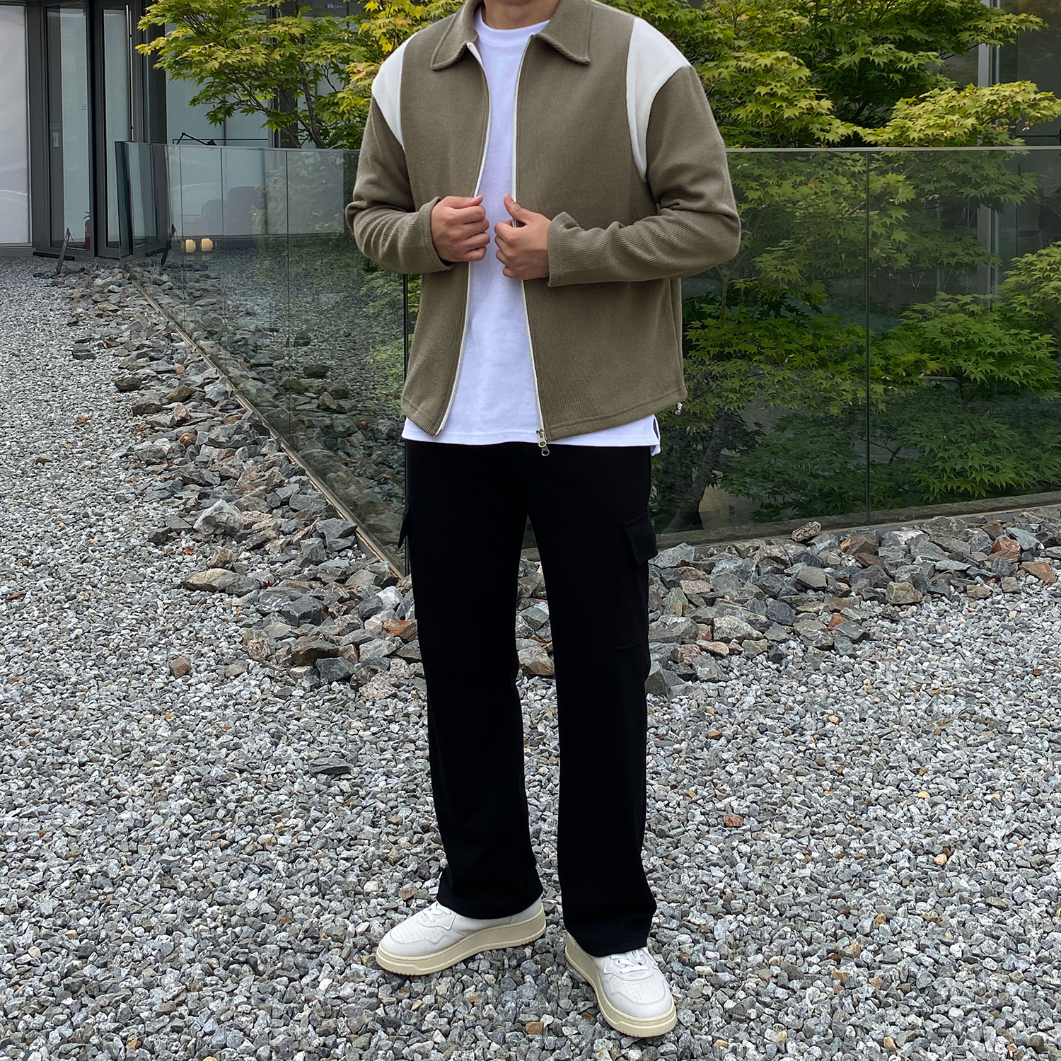 바시티자켓 남자크롭자켓 이미지 4