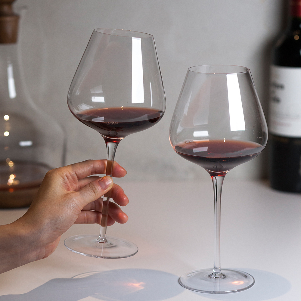 포인트 크리스탈 와인잔 레드 화이트 2P선물세트 고블렛잔