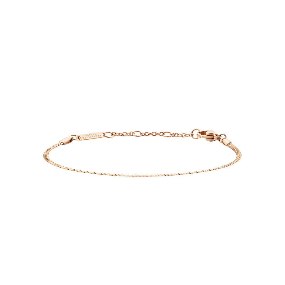 다니엘 웰링턴 FLAT CHAIN BRACELET 2컬러 플랫체인팔찌 커플팔찌 - 상품 이미지