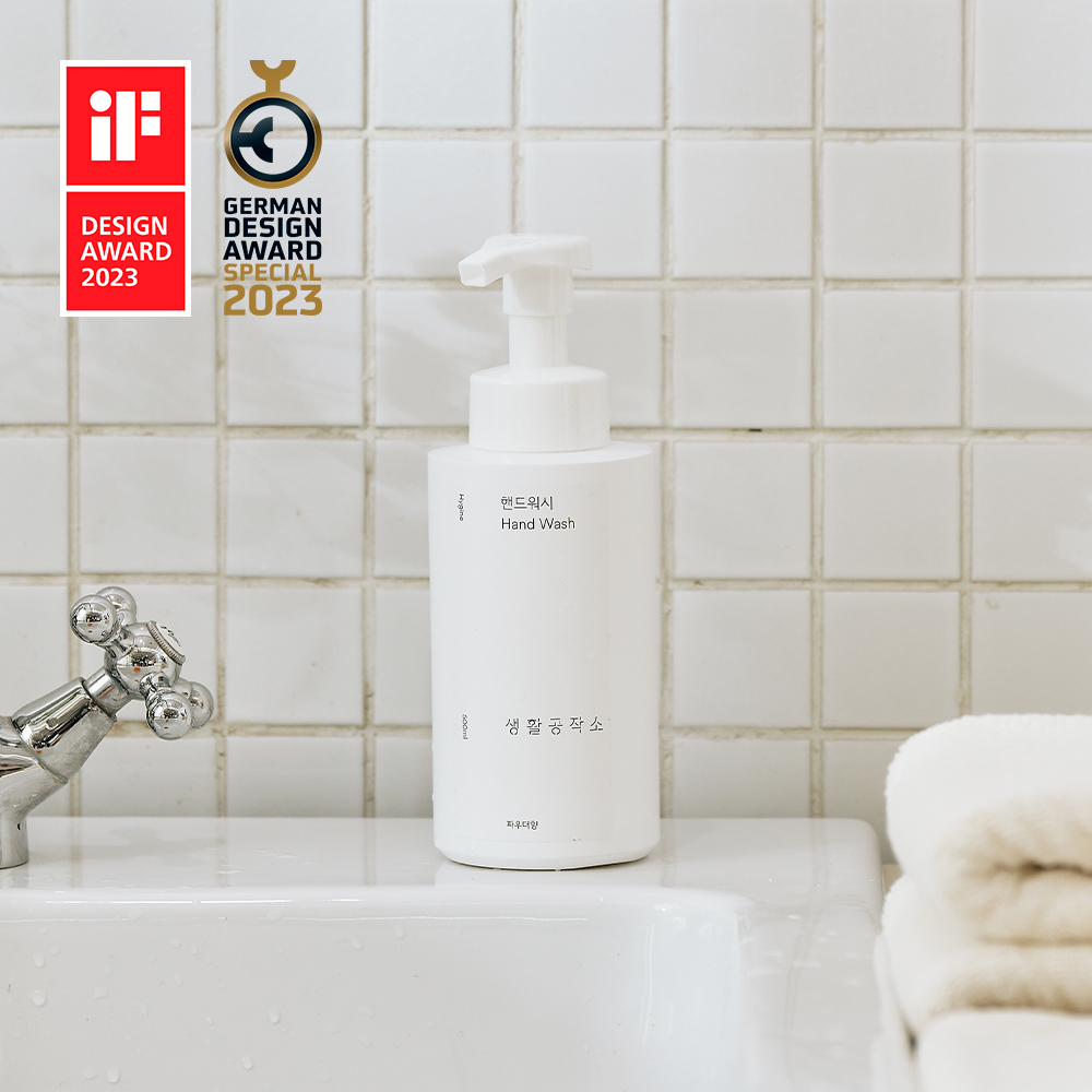 손세정제 핸드워시 500ml 2개 파우더향