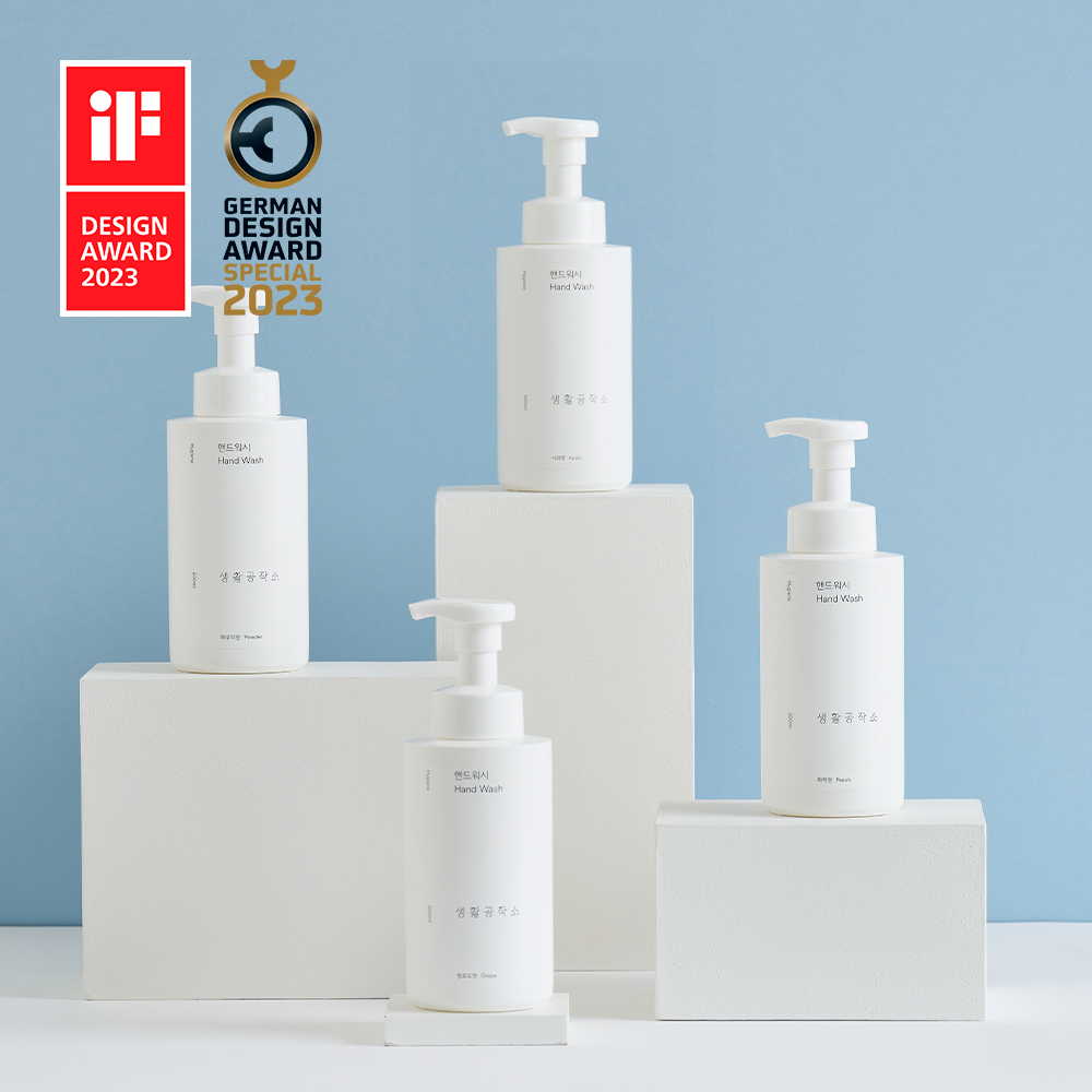 손세정제 핸드워시 500ml 2개 파우더향