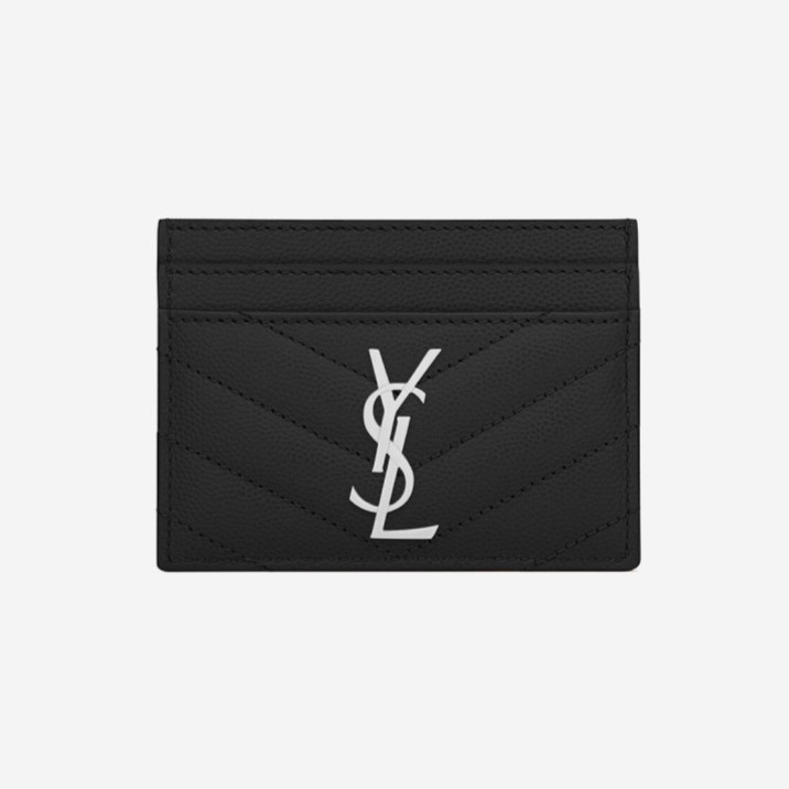 입생로랑 카드지갑 YSL 마틀라세 모노그램 파리 카드 케이스 금장 은장 이미지 6
