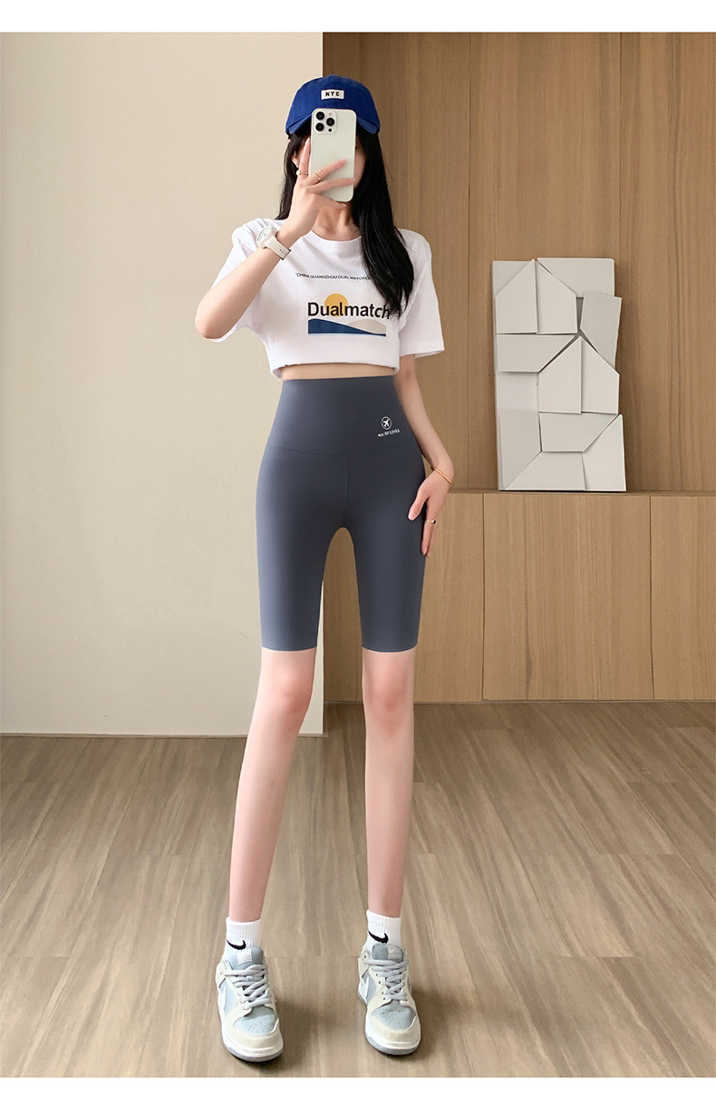 힙업 하이웨스트 레깅스 운동 헬스 바아커쇼츠 9부 상세 이미지 30