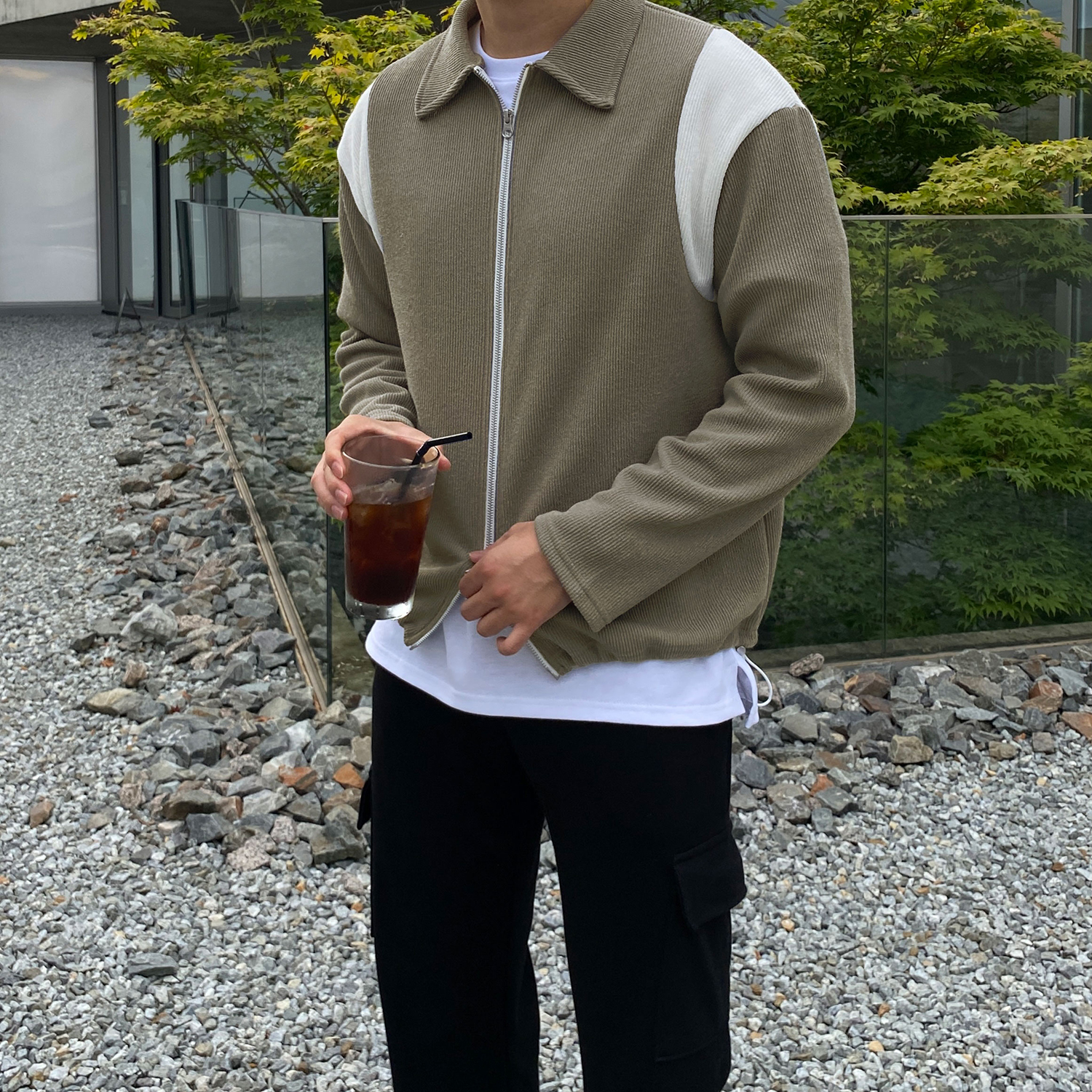 바시티자켓 남자크롭자켓 이미지 2