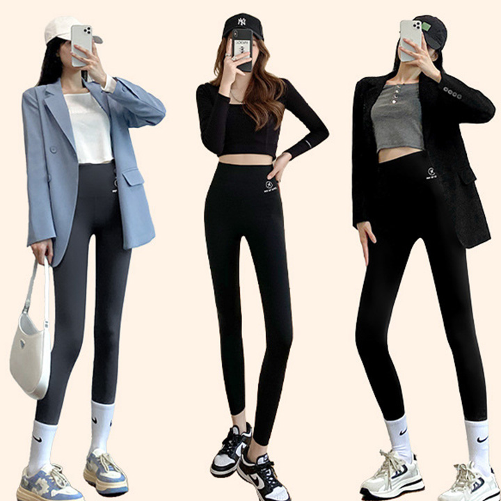 힙업 하이웨스트 레깅스 운동 헬스 바아커쇼츠 9부 이미지 1