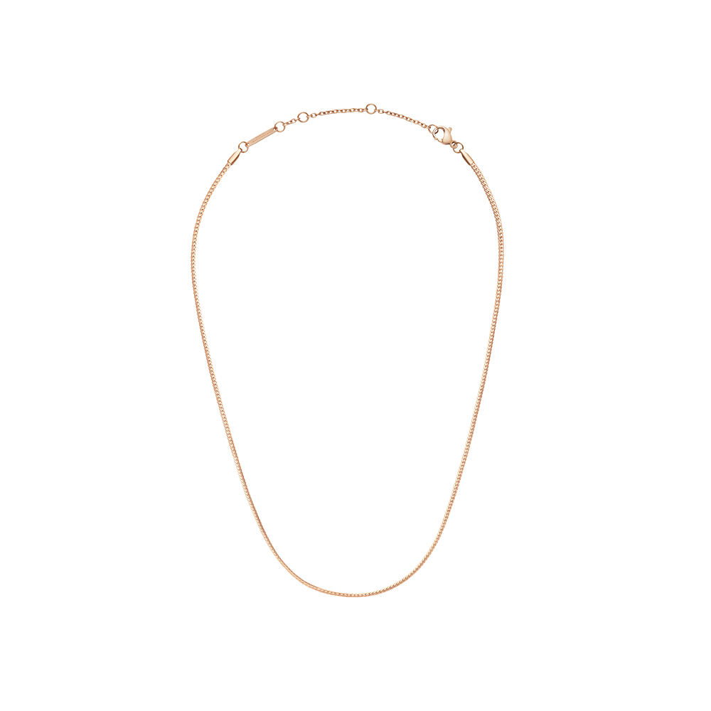 다니엘 웰링턴 FLAT CHAIN NECKLACE 2컬러 플랫체인목걸이 여자목걸이 - 상품 이미지