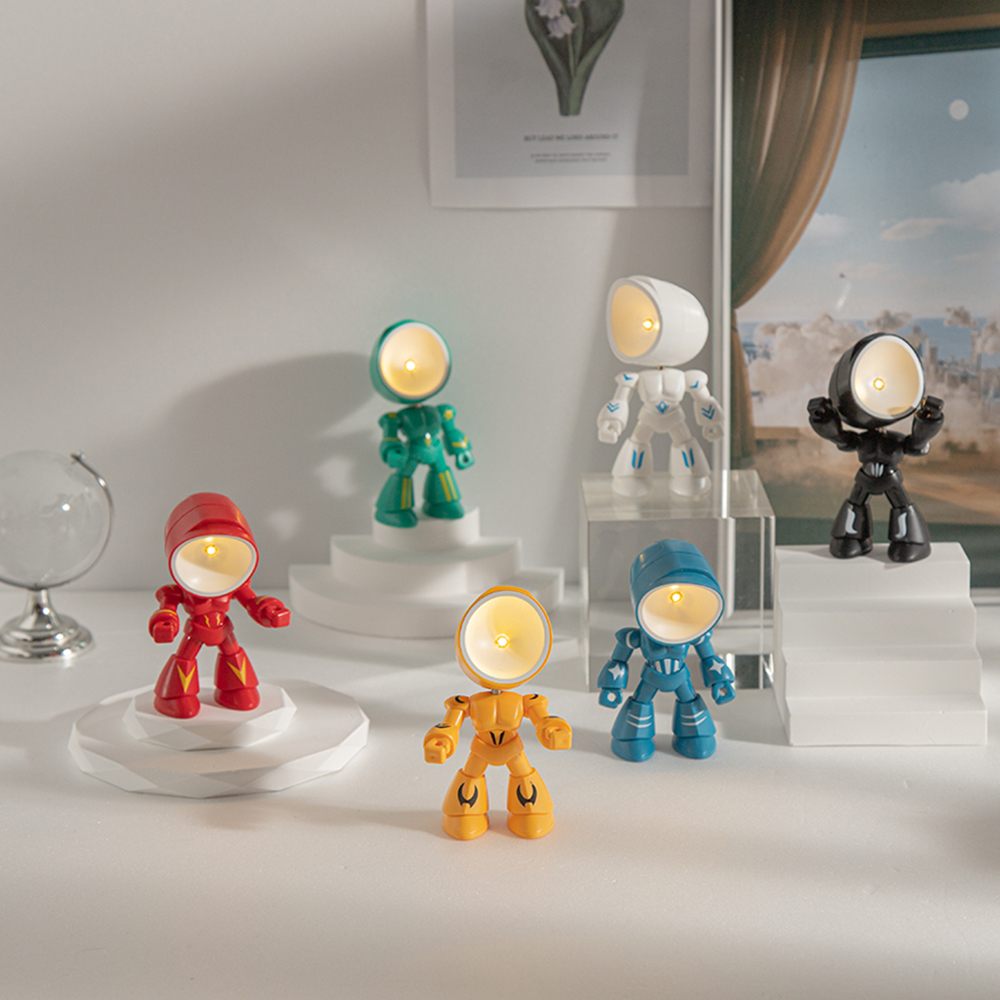 붙이는 우주인 조명 무드등 자석 램프 로봇 미니 LED
