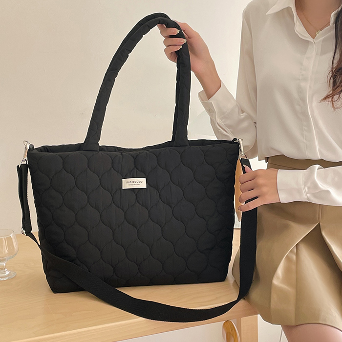 피치패딩 숄더백 가벼운 방수 국민 기저귀가방 문센 가방 출산 선물 데일리백 2color