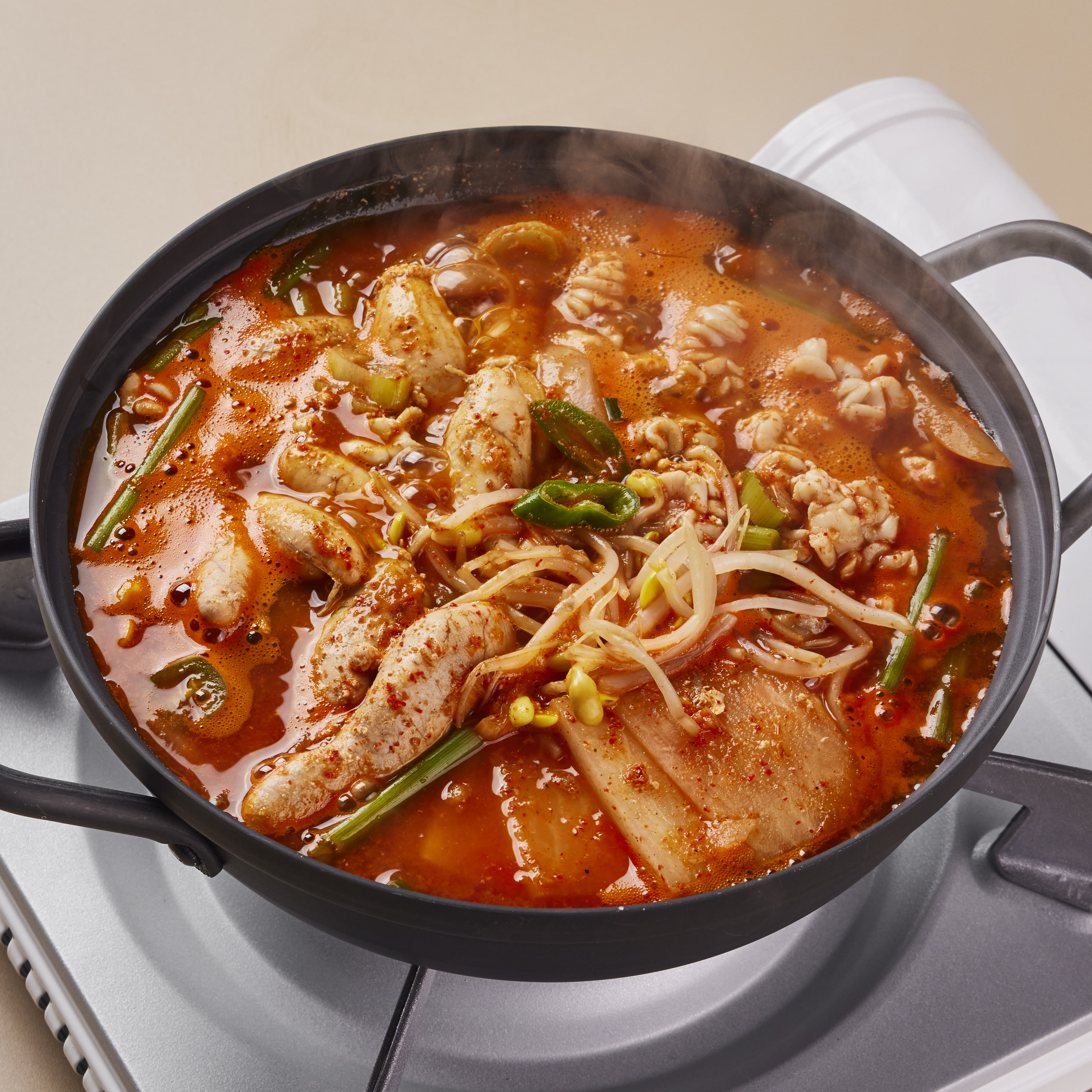 쿡솜씨 캠핑 동태알탕 매운탕 곤이 알고니탕 2인분 밀키트