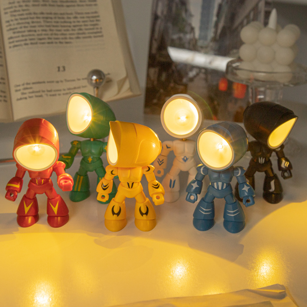 붙이는 우주인 조명 무드등 자석 램프 로봇 미니 LED