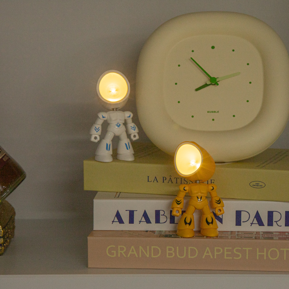 붙이는 우주인 조명 무드등 자석 램프 로봇 미니 LED