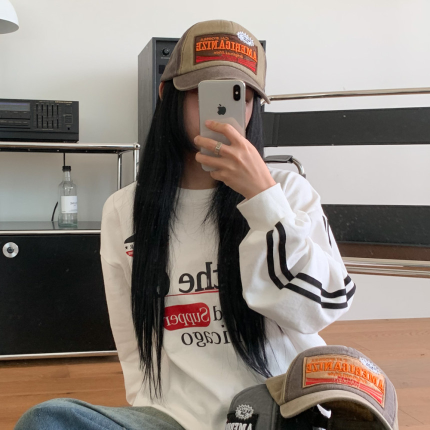 [18종/BEST] y2k 레터링 자수 빈티지 페스티벌 볼캡 모자 모음 상세 이미지 350