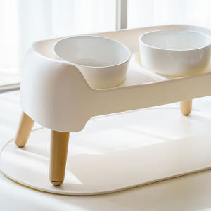 강아지밥그릇 고양이 식기 물그릇 3단 높이조절 커브 도자기 식탁세트 솔직 후기 | 실제 사용자 리뷰 총정리 - 상품 이미지 4