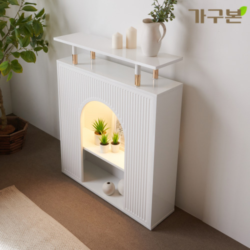 이본 인테리어벽난로 벽난로모형 선반 조명 - 상세 이미지 3