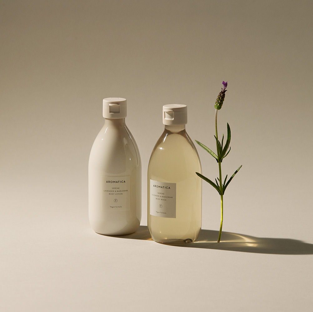 아로마티카 서렌 바디워시 & 바디로션 2종 세트 (300ML+300ML) 대용량 바디케어 바디워시로션 세트 이미지 6