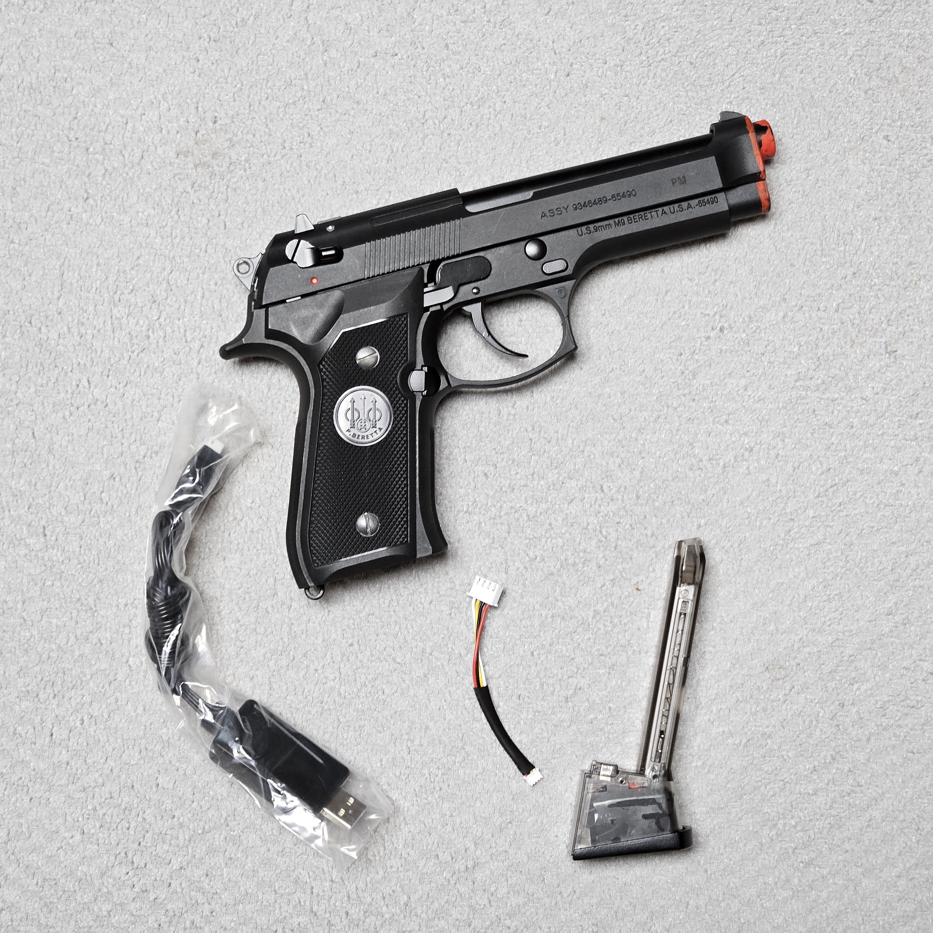 베레타 BERETTA M9 M92F 92F 수정탄 전동건 EBB 핸드건 권총 - 상세 이미지 2