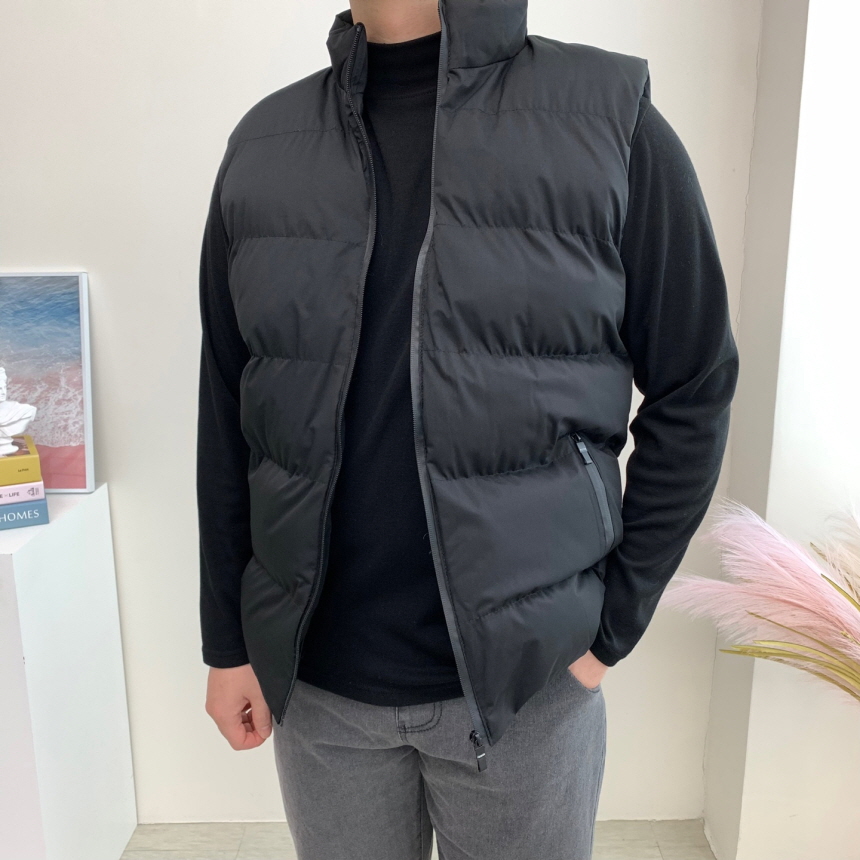 (SALE)패딩조끼 빅사이즈패딩 패딩베스트 - 상세 이미지 5