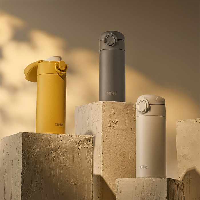 써모스 식기세척기 데일리 원터치 파우더 보틀 유치원 어린이집 초등학생 텀블러 JOK-350K 350ml 보온병 보냉병 제품 이미지