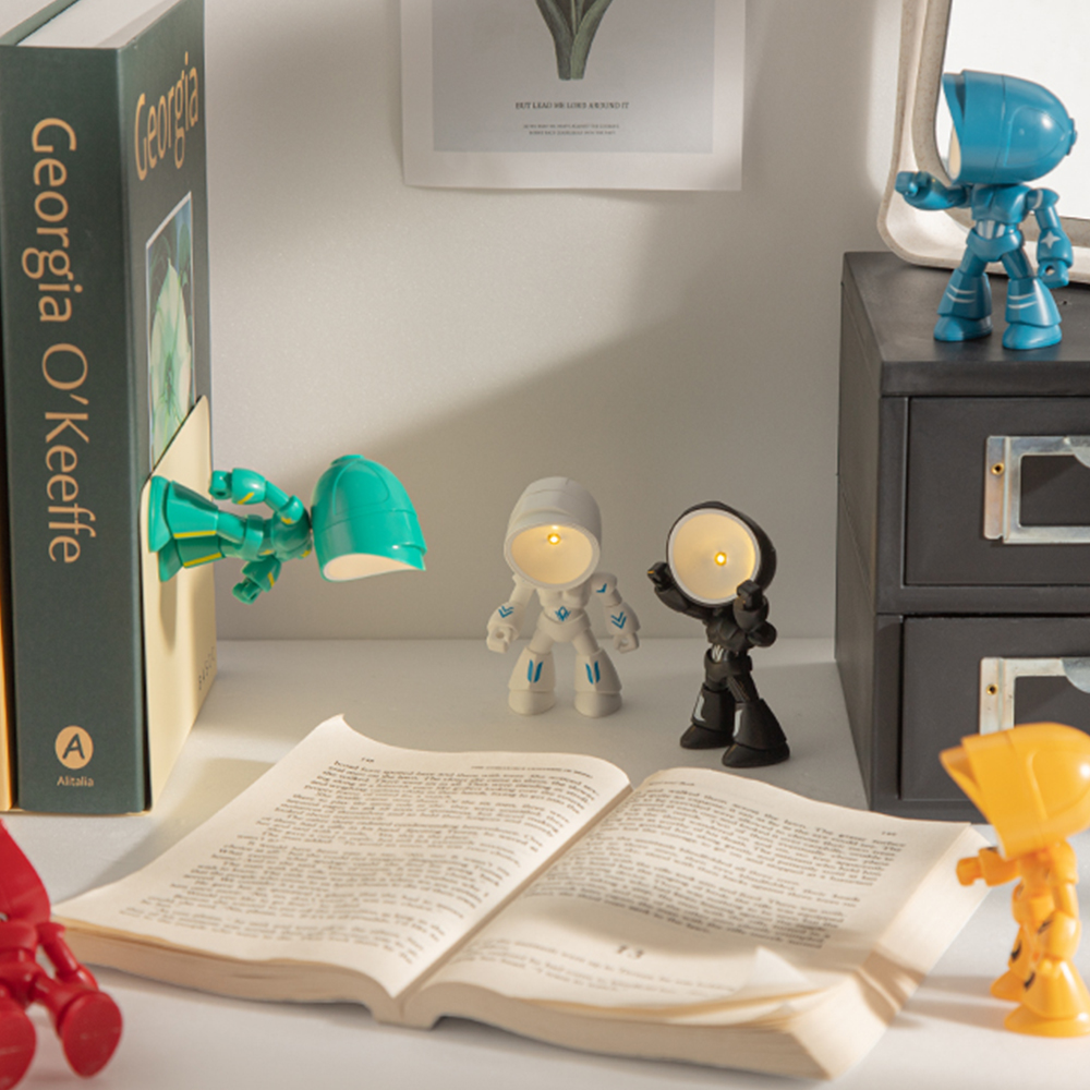 붙이는 우주인 조명 무드등 자석 램프 로봇 미니 LED