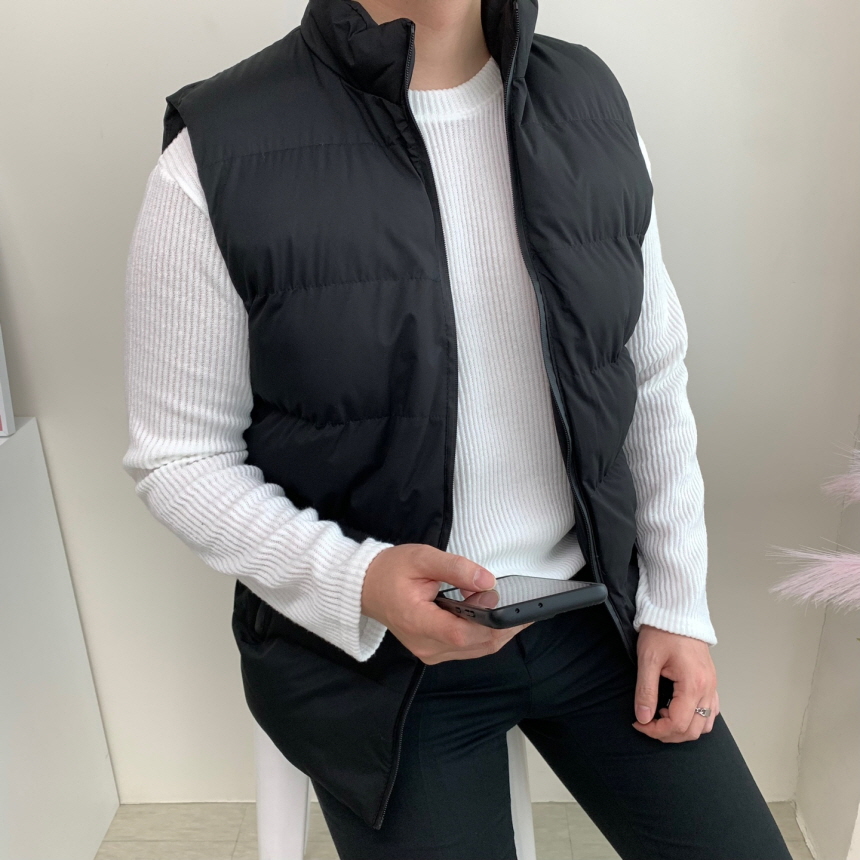 (SALE)패딩조끼 빅사이즈패딩 패딩베스트 - 상세 이미지 3