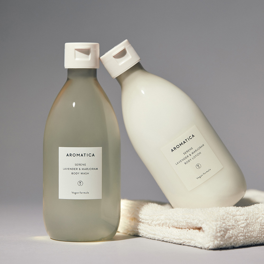 아로마티카 서렌 바디워시 & 바디로션 2종 세트 (300ML+300ML) 대용량 바디케어 바디워시로션 세트 - 상세 이미지 3