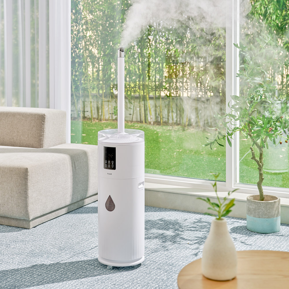 [쿼드 진동자 시간당 1,700ml] 프롬비 몬스터 대용량가습기 FC183 화이트