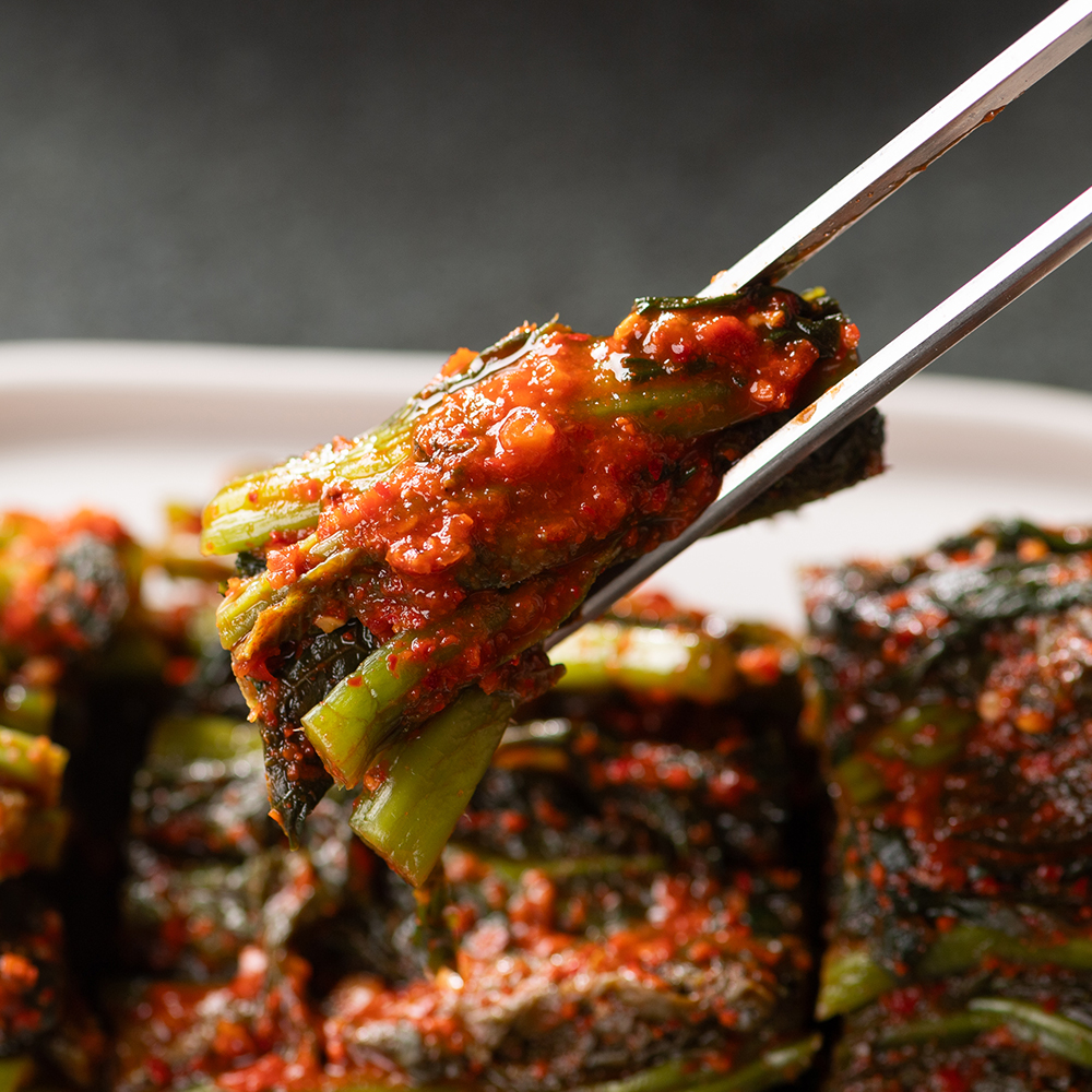 여수 명물 돌산 갓김치 2kg 국내산 전라도 갓 김치