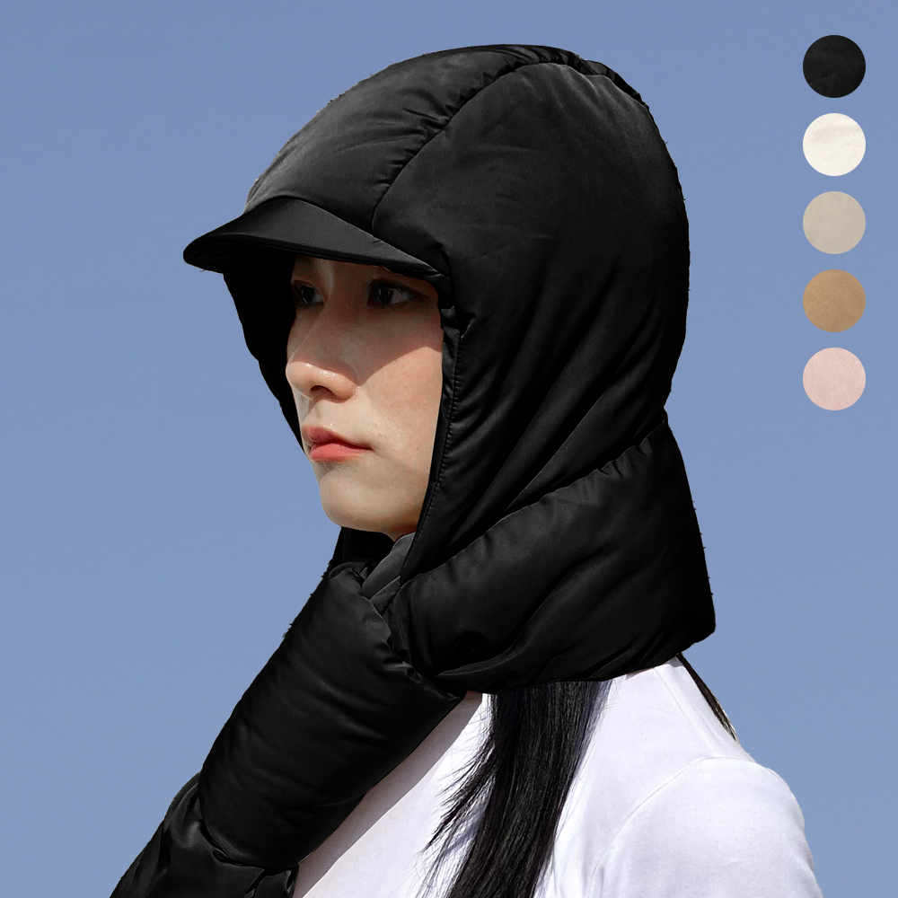 패딩 바라클라바 모자 귀달이 군밤장수 트루퍼햇 귀돌이 귀마개 귀도리 귀달이 귀덮개