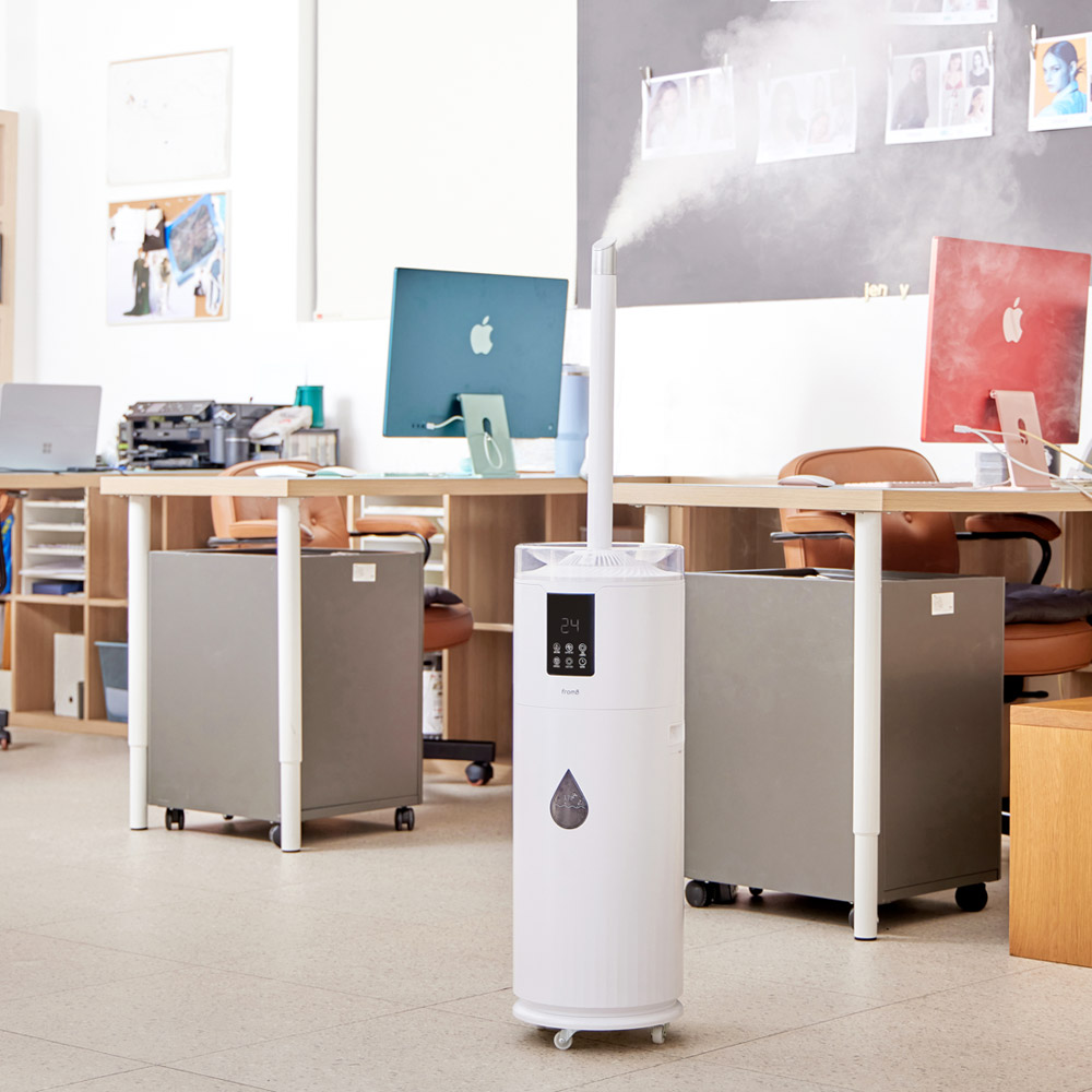 [쿼드 진동자 시간당 1,700ml] 프롬비 몬스터 대용량가습기 FC183 화이트