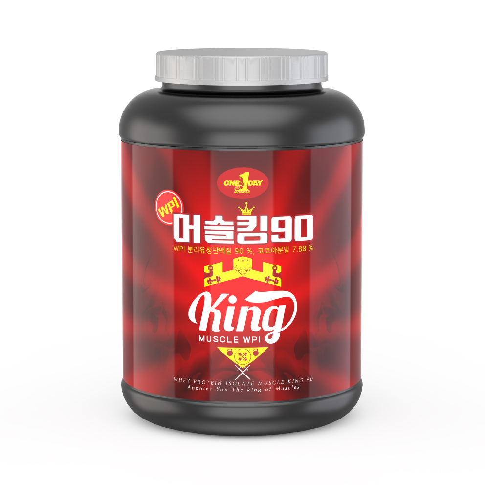 머슬킹90 WPI 원데이뉴트리션 웨이프로틴 분리유청단백질 헬스 보충제 초코맛 1kg - 상품 이미지