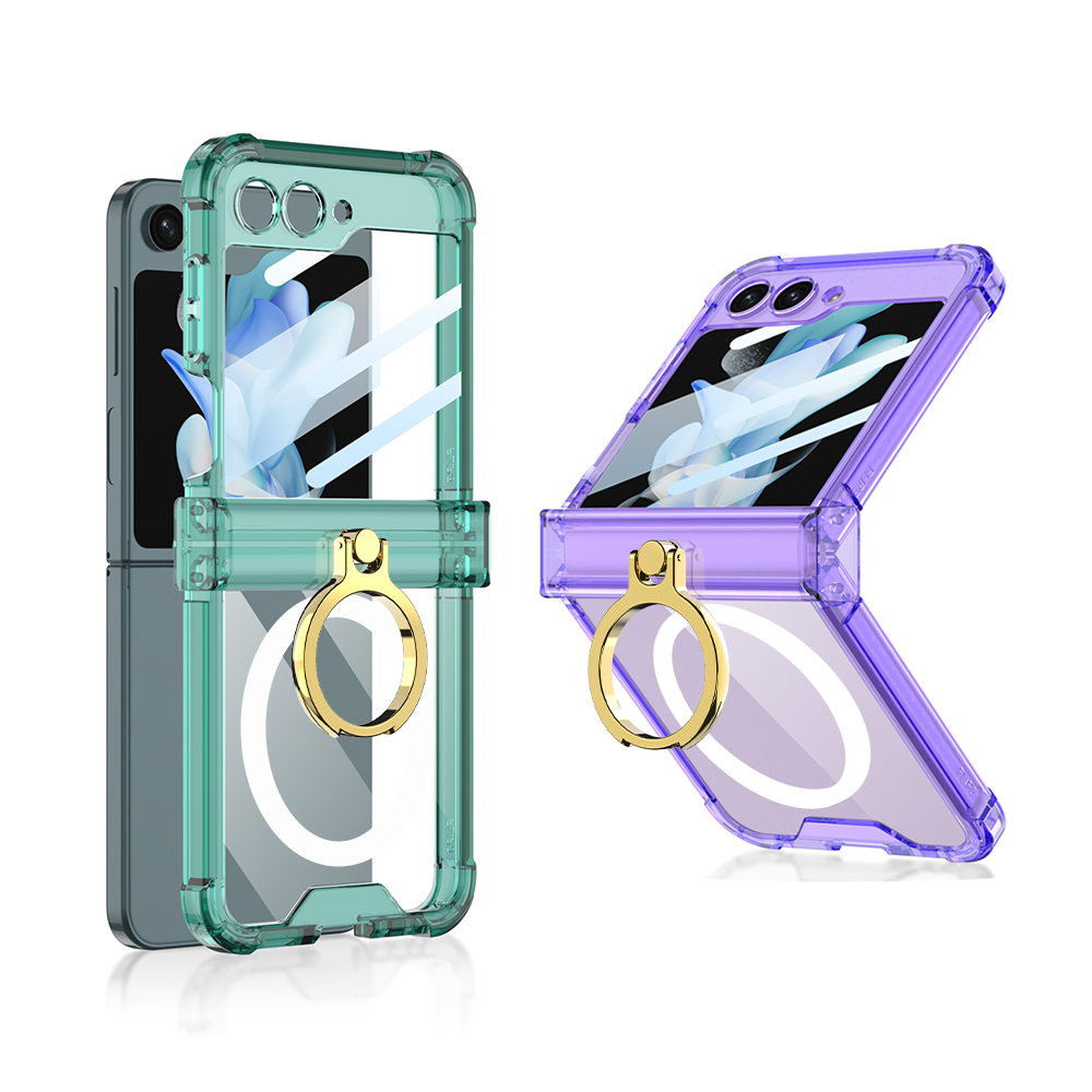 갤럭시 Z플립5 풀커버 케이스 맥세이프 힌지 링 지플립5