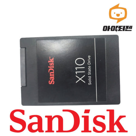 [중고]하드디스크 SSD 128GB 노트북 컴퓨터 SATA 내장 2.5인치 샌디스크 X110