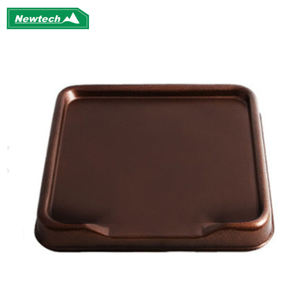 뉴테크캠쿡 두꺼운 철판 난로받침대 받침판 난로받침 소형