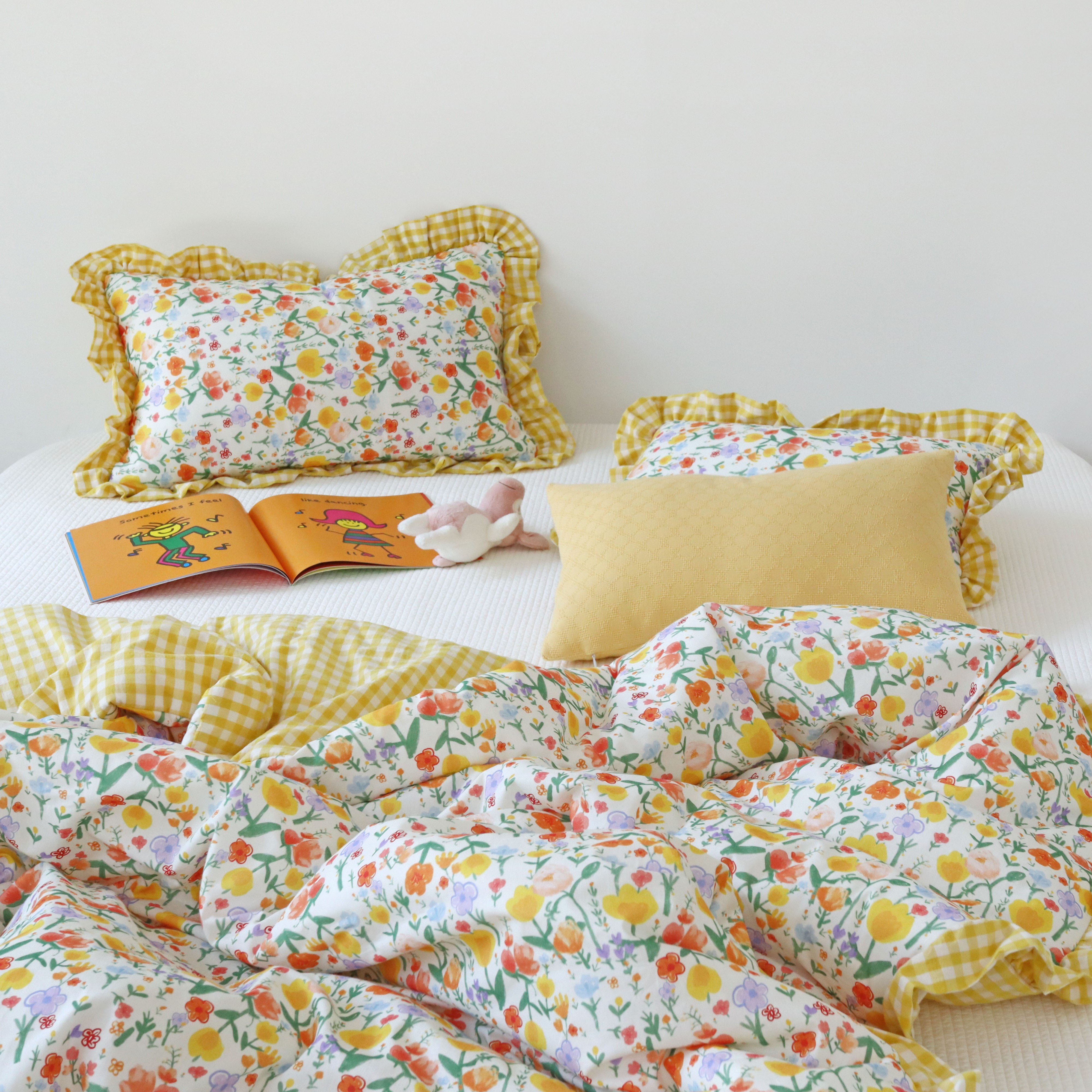 메리플라워 먼지없는 순면 사계절 항균솜 차렵이불 SS