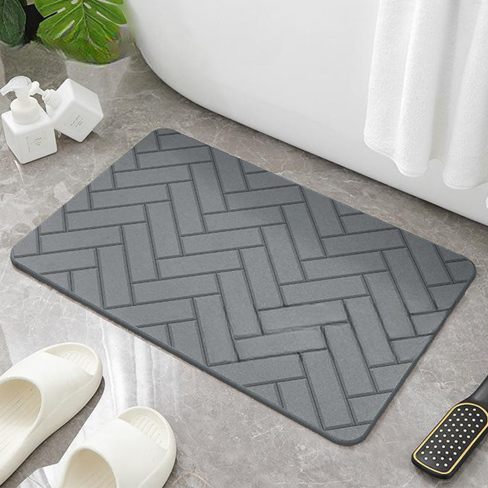 고급형 헤링본 규조토발매트 주방 싱크대 욕실 화장실 규조토매트