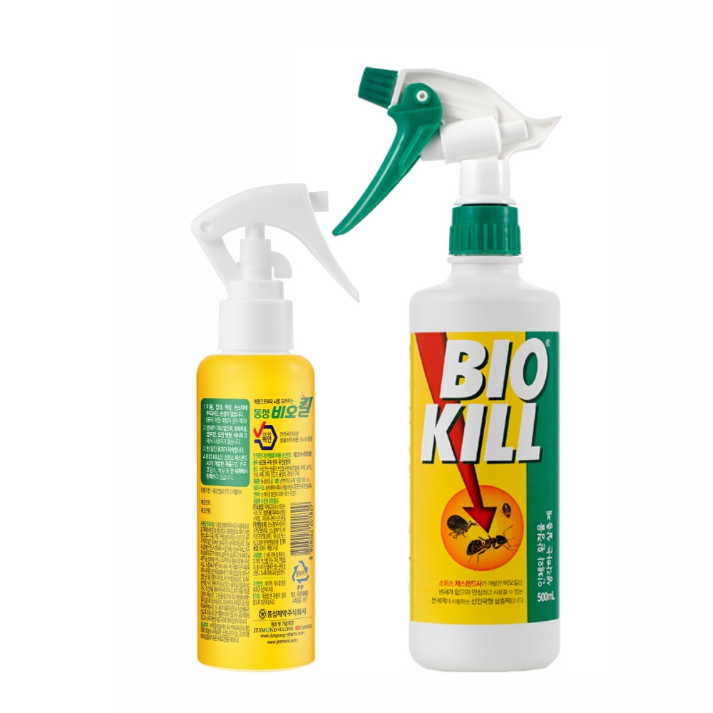 비오킬 바이오킬 500ml 빈대 베드버그 혹파리 퇴치제 제거 살인진드기 살충제 먼지다듬이 좀벌레 러브버그 돈벌레 권연벌레 노린재 - 상세 이미지 3