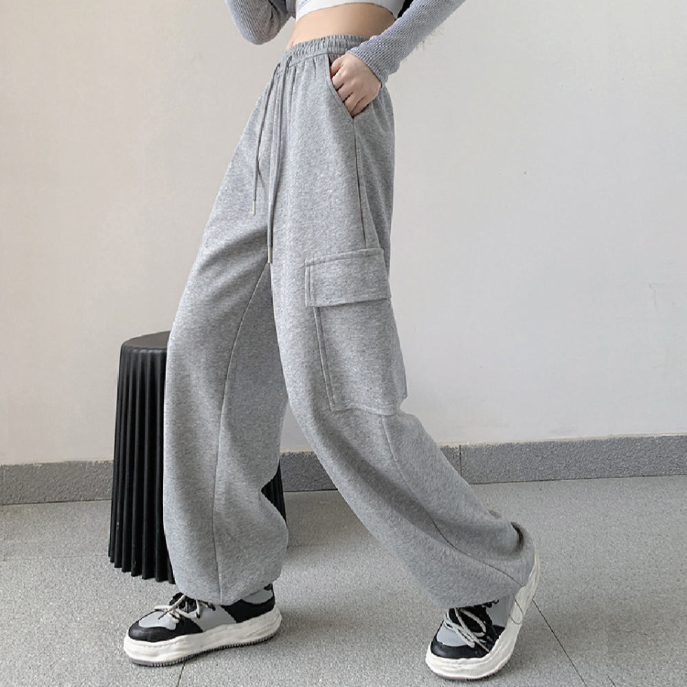 키작녀조거팬츠 키작녀트레이닝바지 여성카고팬츠 이미지 2