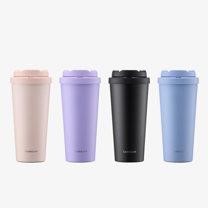 각인컵 락앤락 원터치텀블러 550ml 차량용 보온컵 레이져각인 머그잔 사진 네임 이름 인쇄 - 상품 이미지