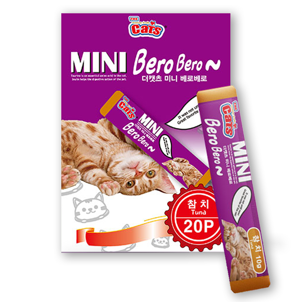 더캣츠 미니 베로베로 고양이 간식 새우, 200g, 1개 이미지 2