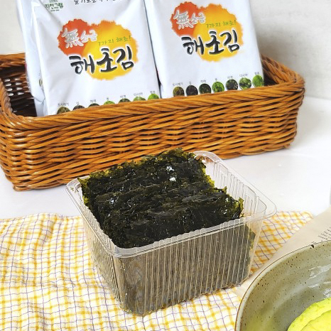 자연그램 무소금 7가지 해초김 구이김 식탁김 16gx16봉 - 상세 이미지 3